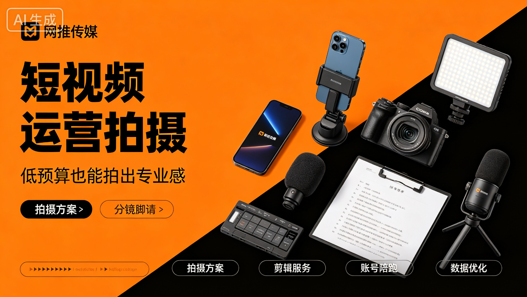短视频运营服务内容展示